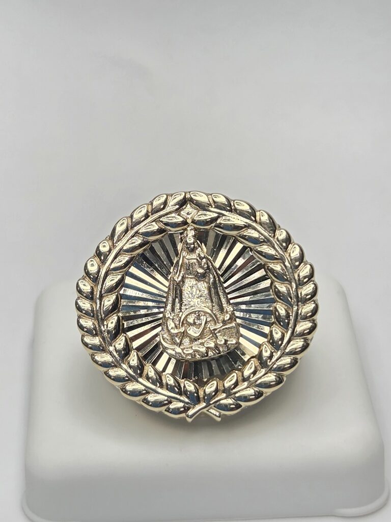 10K LEAVES FRAME CARIDAD MAN'S RING – 10 – JY Jewelry Wholesale