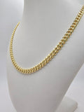 10K SOLID MIAMI CUBAN CHAIN – 24" 6MM – JY Jewelry Wholesale