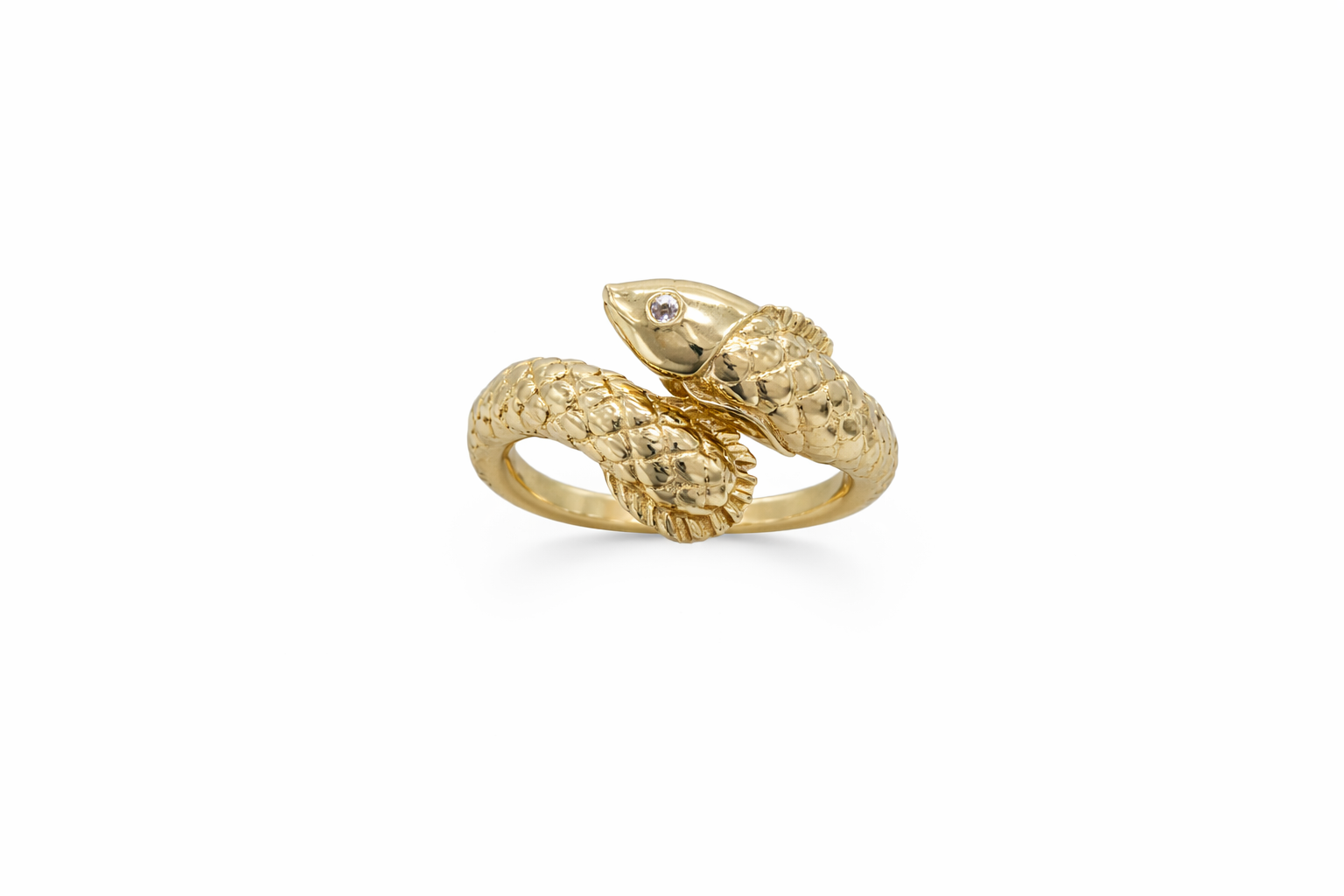14K MODERN FISH RING – 7 – JY Jewelry Wholesale