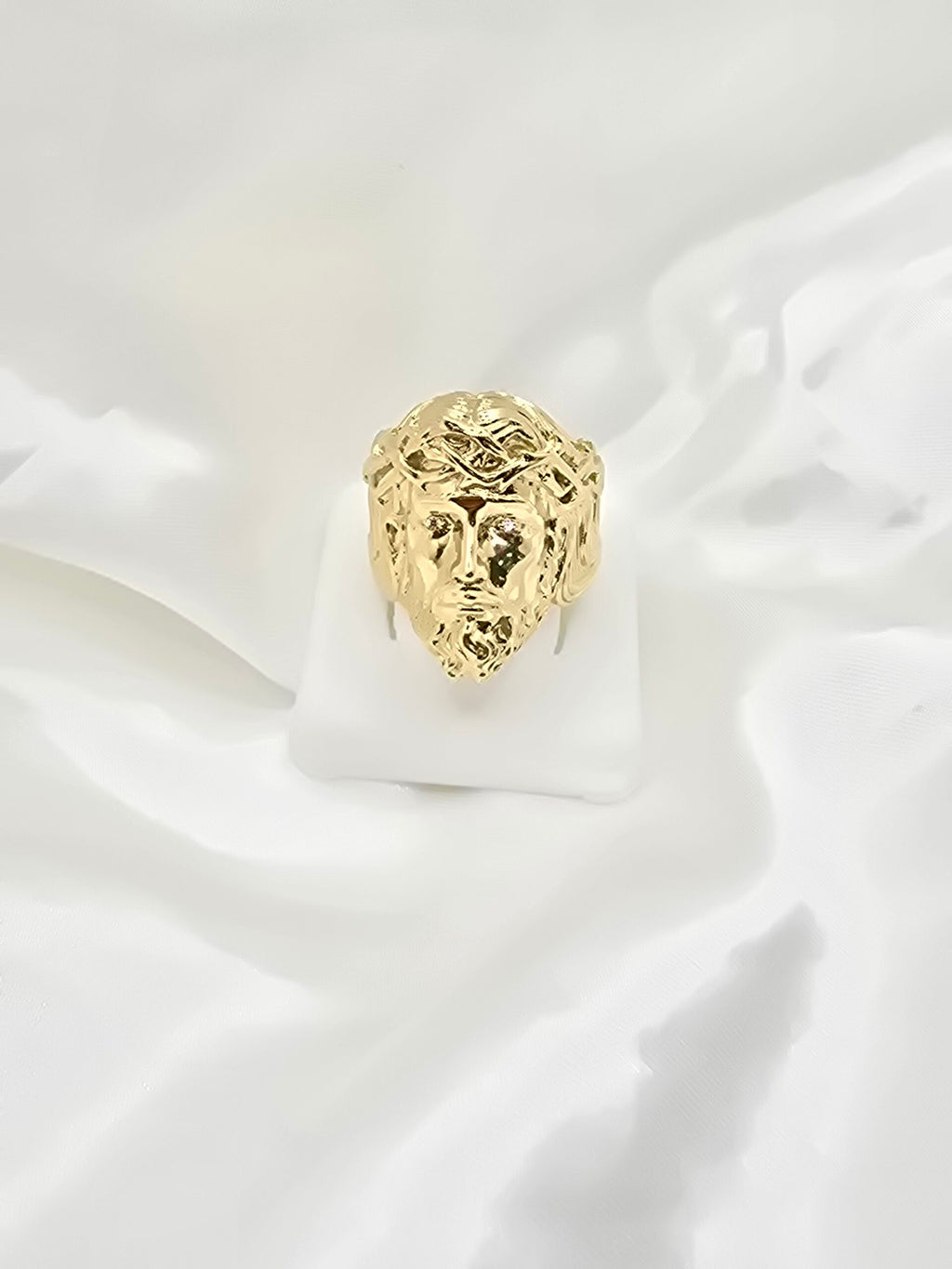 10K JESUS FACE RING – 12.5 – JY Jewelry Wholesale
