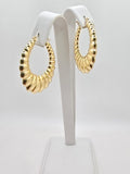 10K SHRIMP DESIGN HOOPS EARRINGS – 4 – JY Jewelry Wholesale