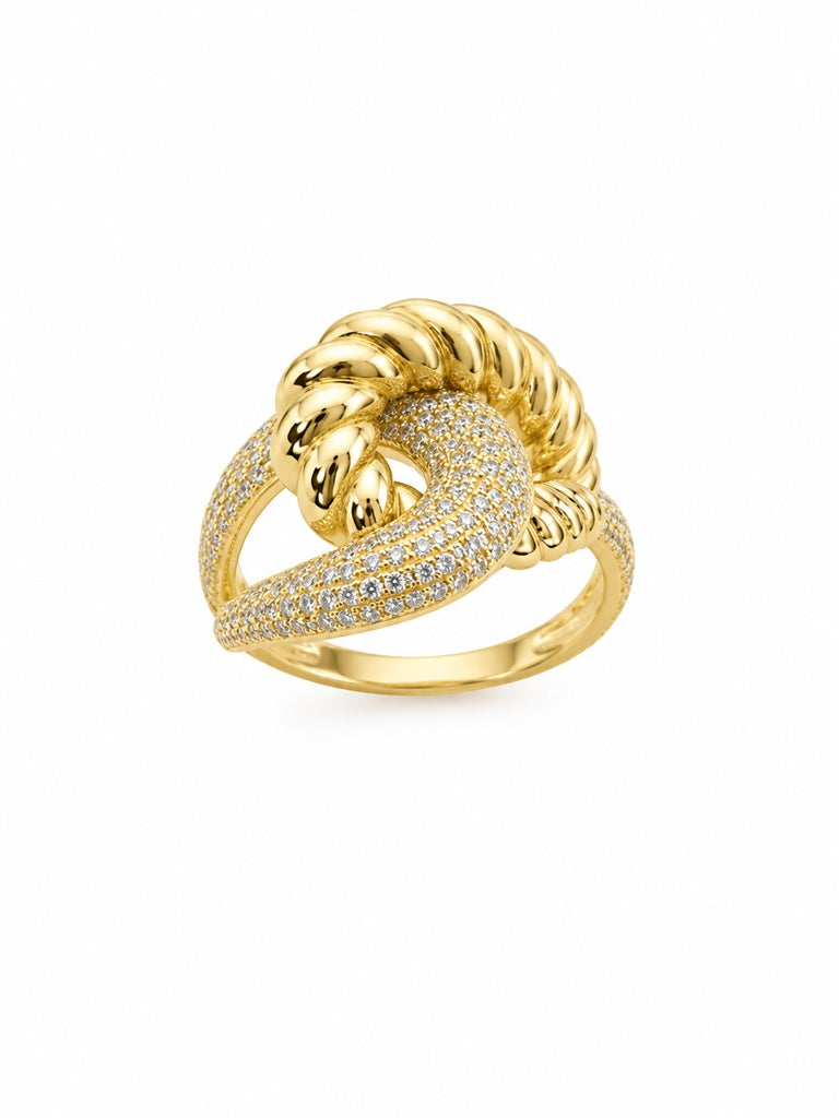 10K ABSTRACT LINES RING – 8 – JY Jewelry Wholesale