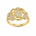 10K ABSTRACT RING – 7 – JY Jewelry Wholesale