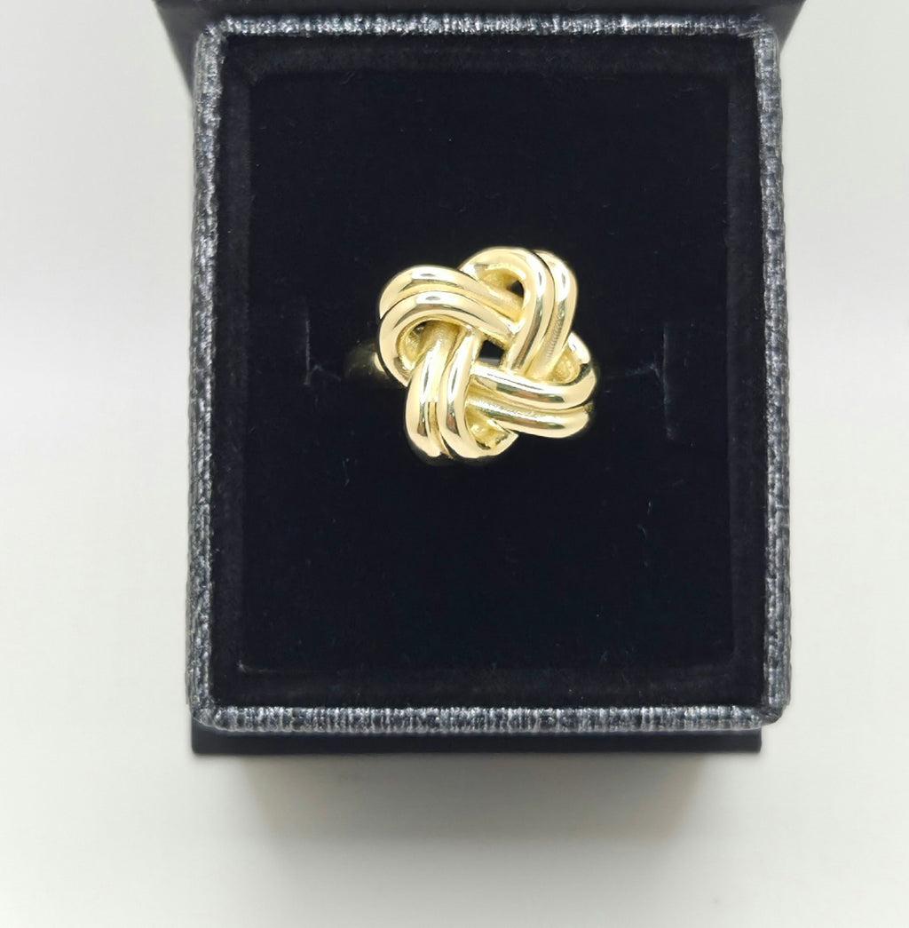 10K MODERN KNOT RING – 7 – JY Jewelry Wholesale
