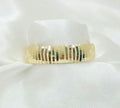 10K FANCY STRAIGHT CUT DESIGN WEDDING BAND RING – 12 5MM – JY Jewelry Wholesale