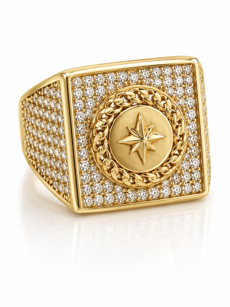 10K NAUTA STAR RING – 12.5 – JY Jewelry Wholesale