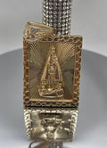 10K MEDIUM SQUARE VIRGEN DE LA CARIDAD PENDANT – JY Jewelry Wholesale