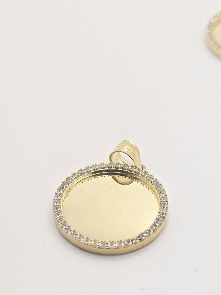 10K MEMORIAL PENDANT CZ EDGE – JY Jewelry Wholesale