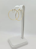 10K LARGE FINE DIAMOND CUT HOOPS EARRINGS – JY Jewelry Wholesale