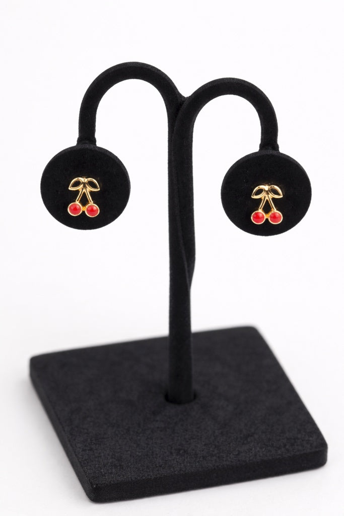 10K EXTRA SMALL CHERRYS EARRINGS – XS – JY Jewelry Wholesale