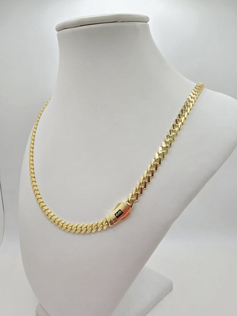 10K CERTIFIED PLAIN MONACO CHAIN 5MM 22" – JY Jewelry Wholesale
