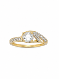 10K DOUBLE CZ DETAIL PROMISE RING – 7 – JY Jewelry Wholesale