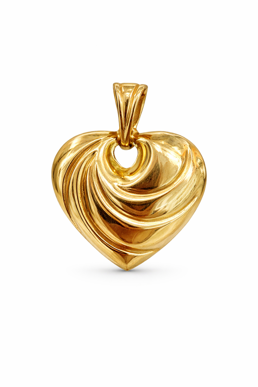 14K SMALL VINTAGE STYLE HEART PENDANT – SMALL – JY Jewelry Wholesale