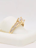 14K ELEGANT RING WITH CZ DETAILS – 7 – JY Jewelry Wholesale