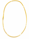 10K FLAT BISMARK CHAIN – 18 – JY Jewelry Wholesale
