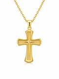 14K MODERN SMALL CROSS PENDANT – SMALL – JY Jewelry Wholesale