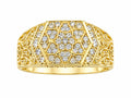10K SQUARE RING – 11-11.5 – JY Jewelry Wholesale