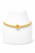 10K ONE ROSE HOLLOW CHINO BRACELET – 7.5" 5mm – JY Jewelry Wholesale