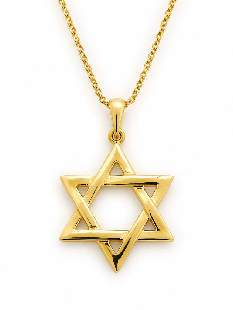 10K DAVID STAR PENDANT – JY Jewelry Wholesale