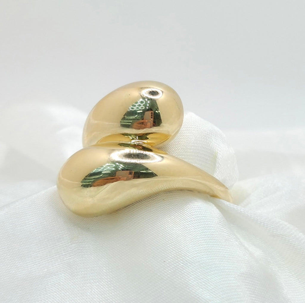 14K ELEGANT TWO DROP WOMEN'S RING – JY Jewelry Wholesale