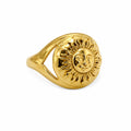 10K ROUND SUN DETAIL RING – 9 – JY Jewelry Wholesale