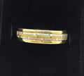 14K TWO TONE BAR DESIGN ENGAGEMENT MENS RING – 13.5 6MM – JY Jewelry Wholesale