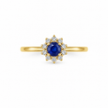 10K BLUE STONE RING – 6-7 – JY Jewelry Wholesale