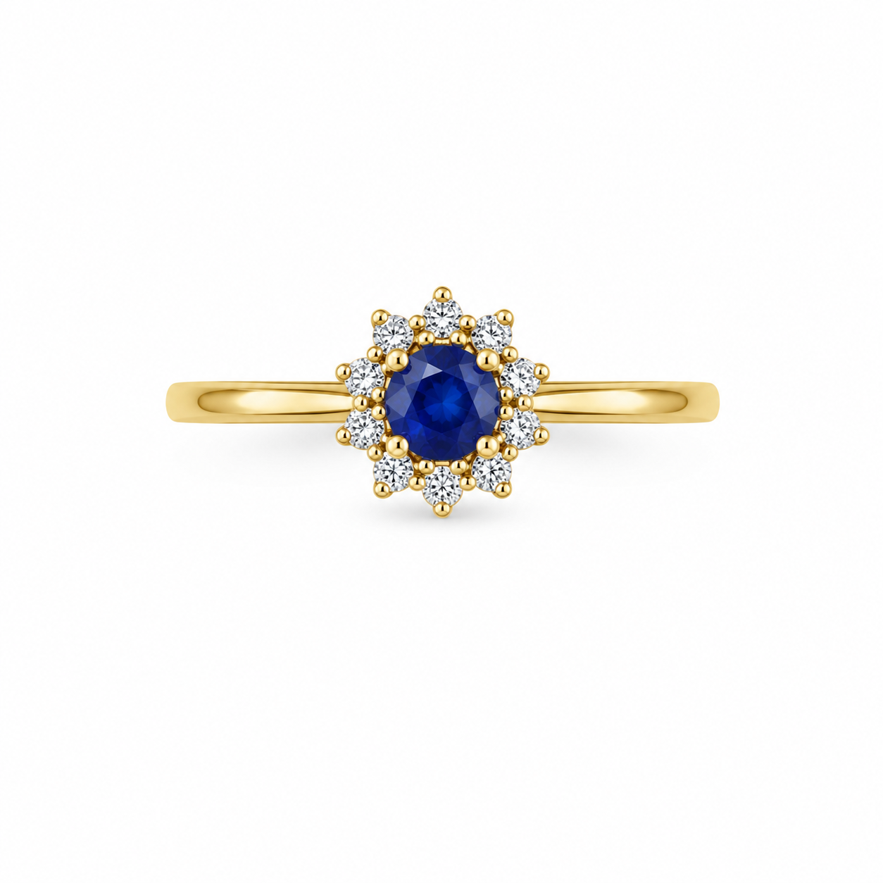 10K BLUE STONE RING – 6-7 – JY Jewelry Wholesale
