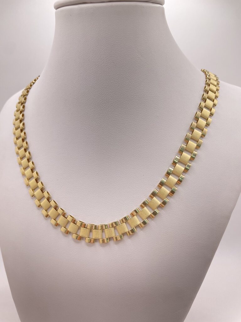 10K WATCH STYLE LINK NECKLACE 8.5MM – JY Jewelry Wholesale