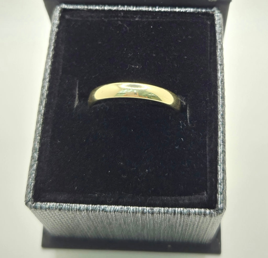 14K SOLID ENGAGEMENT BAND MENS RING – 12 4MM – JY Jewelry Wholesale